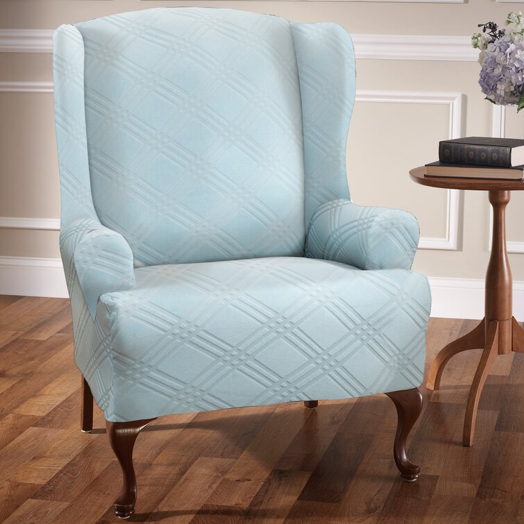 Wayfair wingback chair online covers